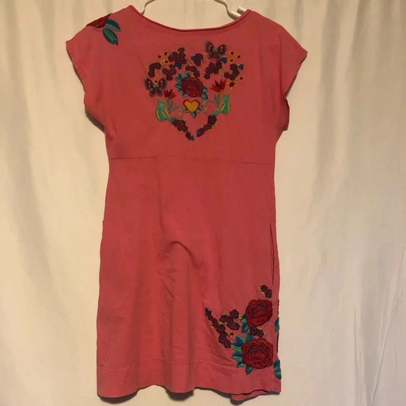 Johnny Was JW Los Angeles floral embroidered dress - Picture 5 of 6